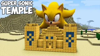 REALISTIC SUPER SONIC TEMPLE FROM SEGA GAME Minecraft GAMEPLAY REALISTIC Movie traps