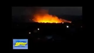 Lugansk- Burns hammered together the Russian terrorists airplane [ Ukraine Revolution 14.06.2014 ]