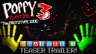 Poppy Playtime: Chapter 3 TEASER Trailer! | HUGGY WUGGY's UnREAL Death | EXP. 1006 | MOB Games