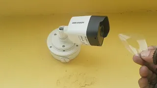 Установка камер Hikvision с гермокоробкой