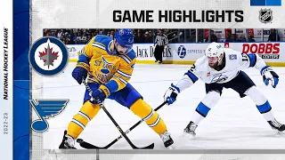 Jets @ Blues 12/8 | NHL Highlights 2022