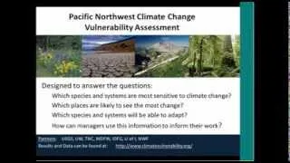 Climate Change Adaptation at the Washington Dept of Fish and Wildlife