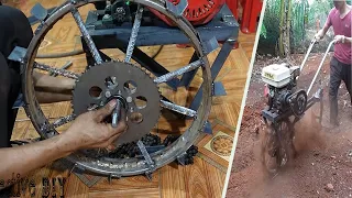 Make a 6.5hp one-wheel plow truck