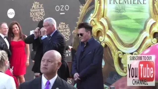 Johnny Depp arriving to Premiere Of Disney's Alice Through The Looking Glass at El Capitan Theatre i