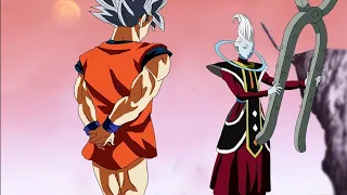 Whis utilise l'arme interdite pour tuer Goku à cause d'une maladie qui menace son existence.