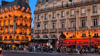 ☕️💕 PARIS - TERRACE OF A CAFE - Background ambience French people talking France crowd asmr