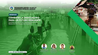 COMBATIR LA DESIGUALDAD PARA UN FUTURO RESILIENTE