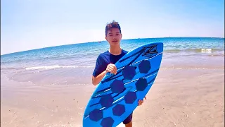 How To Skimboard - Wave Riding & Flatland (Beginner Tutorial)