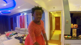 DIANA MAKES BAHATI WEAR HER DRESS, HEELS & BRA  | CRAZY #FLIPTHESWITCH CHALLENGE