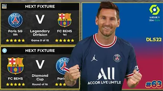 Play Against Paris Saint Germain in the Legendary Division & Diamond Cup | DLS 22 R2G [EP. 63]...