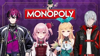 RUINING FRIENDSHIPS IN MONOPOLY w/ FULGUR, POMU, DOPPIO 【NIJISANJI EN】