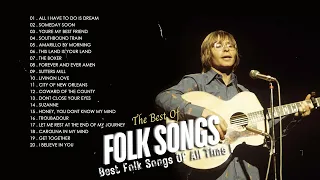 Beautiful Folk Songs 🌝 Classic Folk & Country Music 80's 90's Playlist 🌝 Country Folk Music