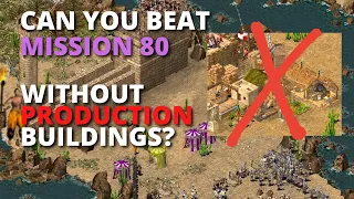 Can you beat Mission 80 WITHOUT PRODUCTION BUILDINGS? (Slaves Trick) - Stronghold Crusader