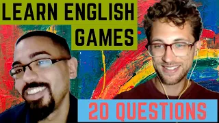 LIVE ENGLISH LESSON   LEARN FUN ENGLISH SPEAKING GAMES  - 20 QUESTIONS - YES NO GAME