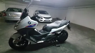 BMW C650 Sport, Akrapovic exhaust.