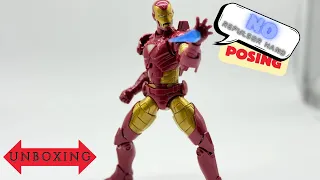 Out of Box | First Impressions | Retro Card Marvel Legends Iron Man Model 20 Action Figure Unboxing