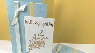 Simply Simple FLASH CARD MASH UP - With Sympathy Card by Connie Stewart