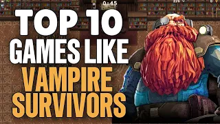 TOP 10 Indie Games Like Vampire Survivors You Have To Try!