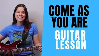 Come As You Are Guitar Lesson - INTRO, CHORDS & STRUMMING