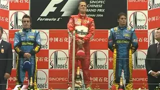 Shanghai 2006 F1 GP Podium