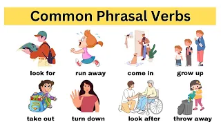 Common Phrasal Verbs With Examples | English Vocabulary | Educational Video #commonphrasesinenglish