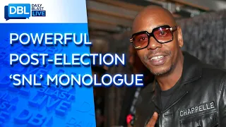 Dave Chappelle's Powerful 'SNL' Monologue Takes on Election, Race Relations, Pandemic