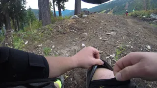 Stevens Pass Bike Park - Berserker - Crash - Last Day Of 2018 Season