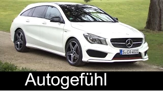 2016 New Mercedes CLA Shooting Brake CLA 250 Sport & CLA 220 CDI - PREVIEW exterior interior