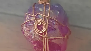 Learn to wire wrap easily with aluminium craft wire