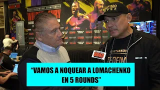 ¡El Papá de Teófimo: !Vamos a noquear a Lomachenko en 5 rounds!