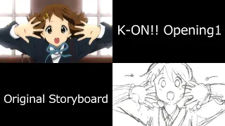 K-on!! Opening 1『 GO! GO! MANIAC 』Storyboard Comparison