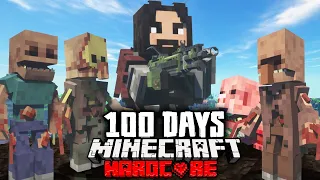 I Spent 100 Days in a PARASITE Apocalypse in Hardcore Minecraft