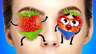 Embarrassing Moments All Fruits Relate To || Funny Doodles And Their Struggles - 24/7 DOODLES