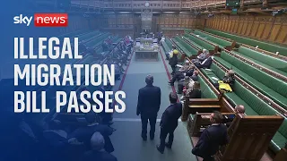 MPs vote in favour of Illegal Migration Bill