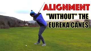 EUREKA GOLF SWING ALIGNMENT NO CANES ON COURSE