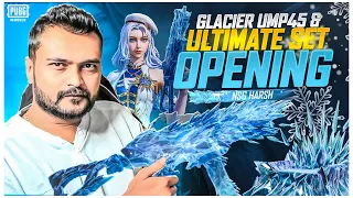 NEW GLACIER SKIN & ULTIMATE SET OPENING | VIDEO FT @nsgharshpubgm