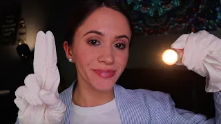 ASMR / Cranial Nerve Exam (whispered medical roleplay)