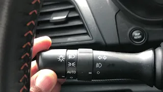 Subaru XV Crosstrek - Headlight controls how to turn on/off