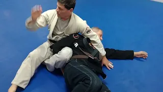 Reverse Omoplata from Turtle