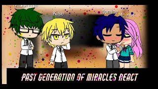 Past Generation of Miracles React to their Future//MyAu//Ships//KNB// Part 1