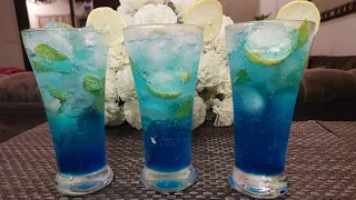 Blue Lagoon Mocktail Recipe |Summer Special Blue Lagoon mocktail |Blue lemonade