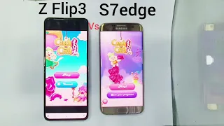 Samsung Z Flip3 vs S7edge | speed Test