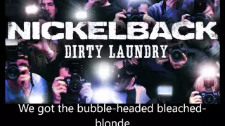 Nickelback-Dirty Laundry (lyrics)