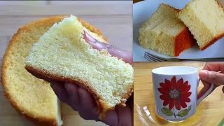 No Oven, No Measuring Cups Sponge Cake Recipe for Beginners | Basic Vanilla Sponge Cake Recipe