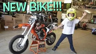 HUDSON DEEGAN GETS A NEW DIRT BIKE!!!