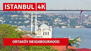 Istanbul Ortaköy Neighbourhood Walking Tour|18 October 2021|4k UHD 60fps