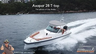 Axopar 28 T-top Walkthrough