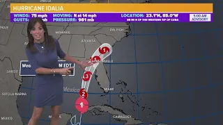 Hurricane Idalia updates: Tracking the storm's path