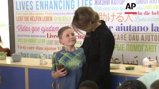 Melania Trump Visits Rome Children's Hospital