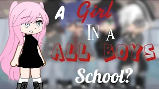 •A girl in an all boys school• a GLMM